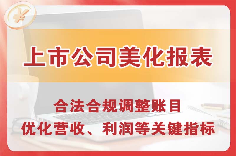 中牟上市公司美化报表